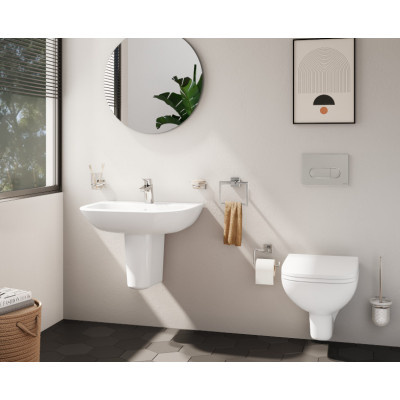 Панель смыва Vitra Root Round, хром