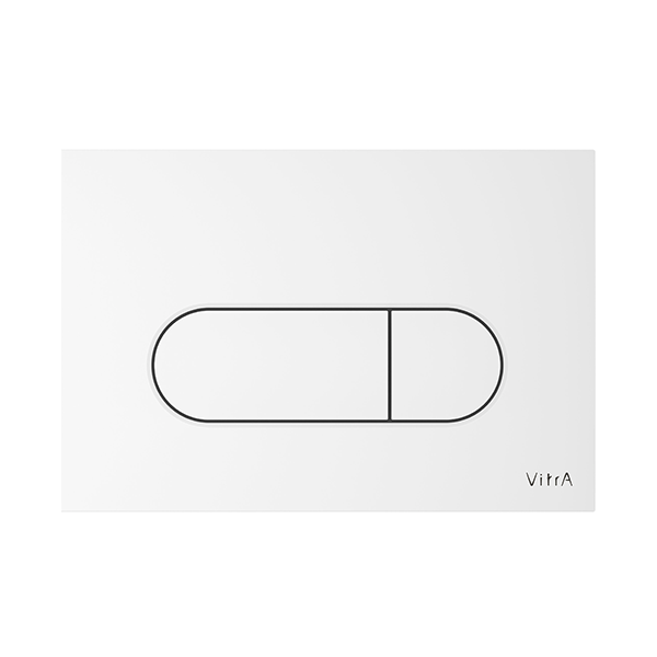 Панель смыва Vitra Root Round, белая