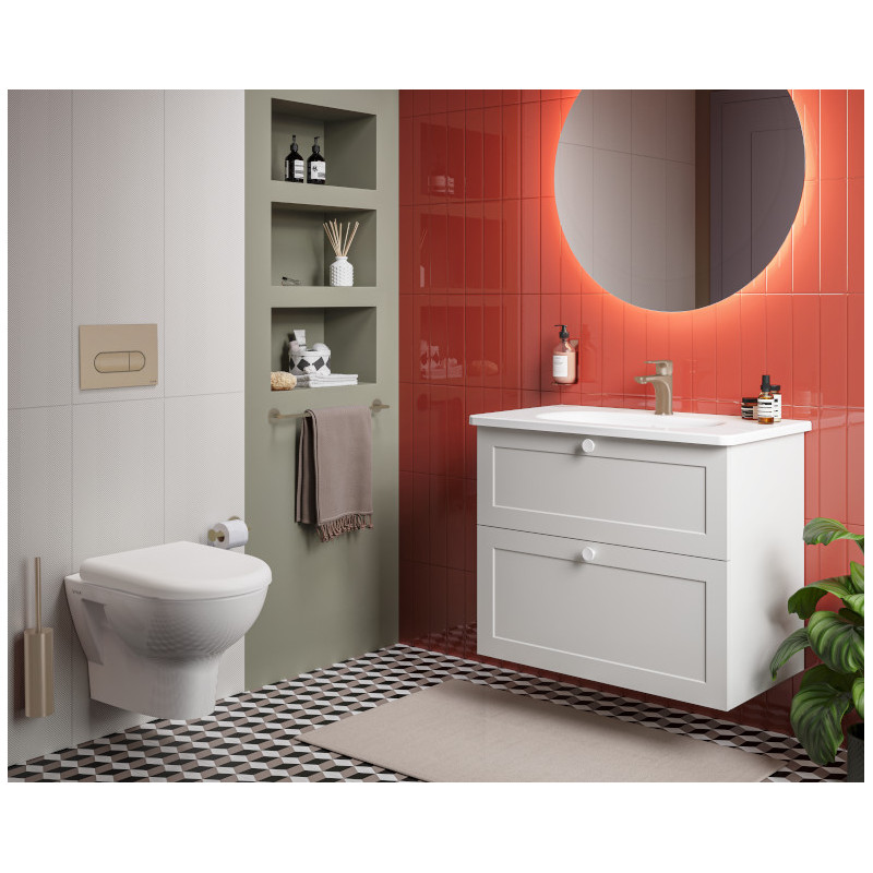 Панель смыва Vitra Root Round, никель