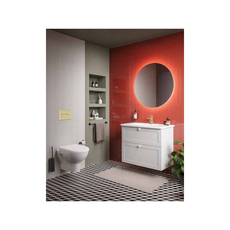 Панель смыва Vitra Root Round, золото