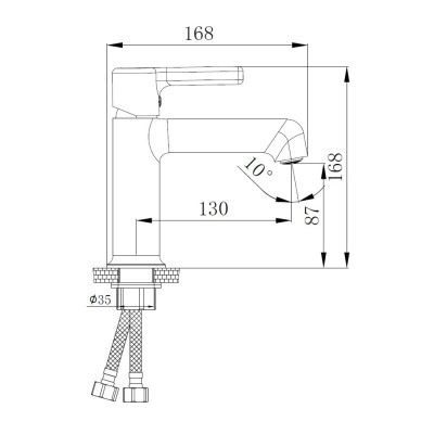 Смеситель для раковины Haiba HB10814-7