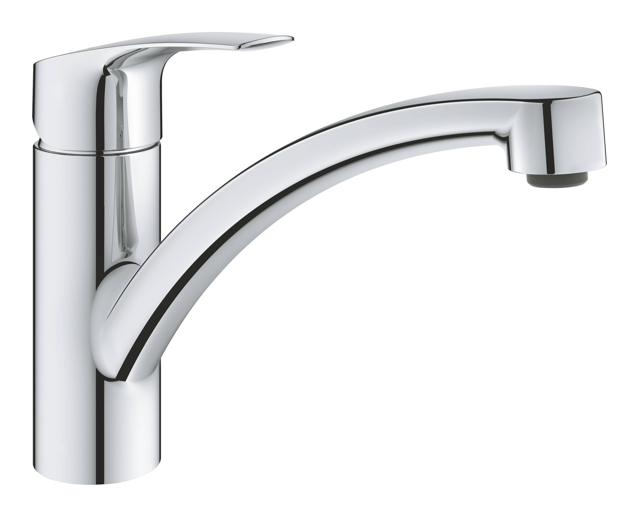 Смеситель однорычажный для мойки Grohe Eurosmart, низкий излив, хром