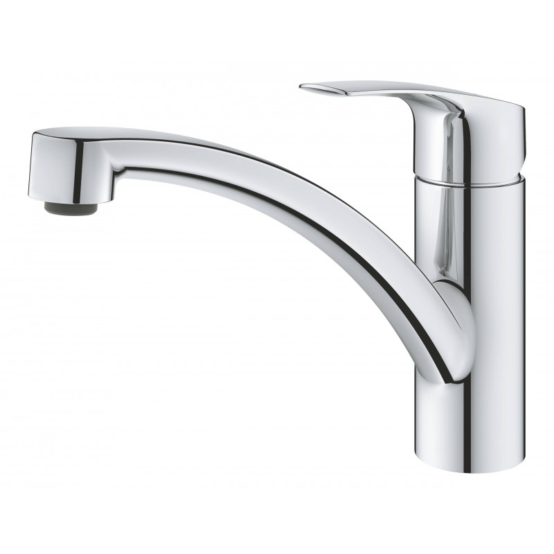 Смеситель однорычажный для мойки Grohe Eurosmart, низкий излив, хром