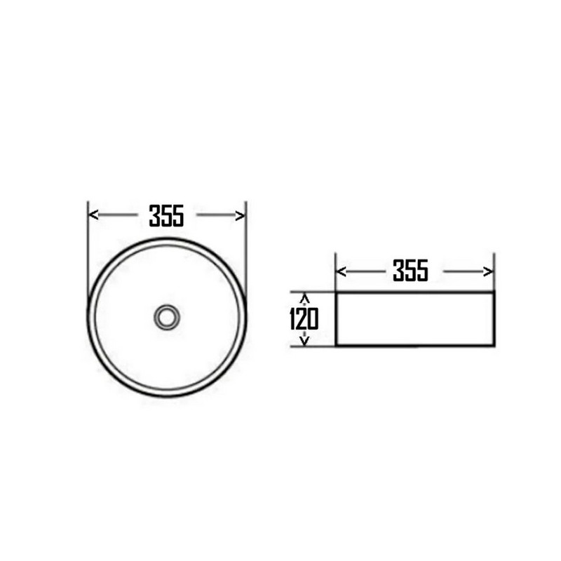 Раковина AQUAme 35 см AQM5012MP розовый матовый