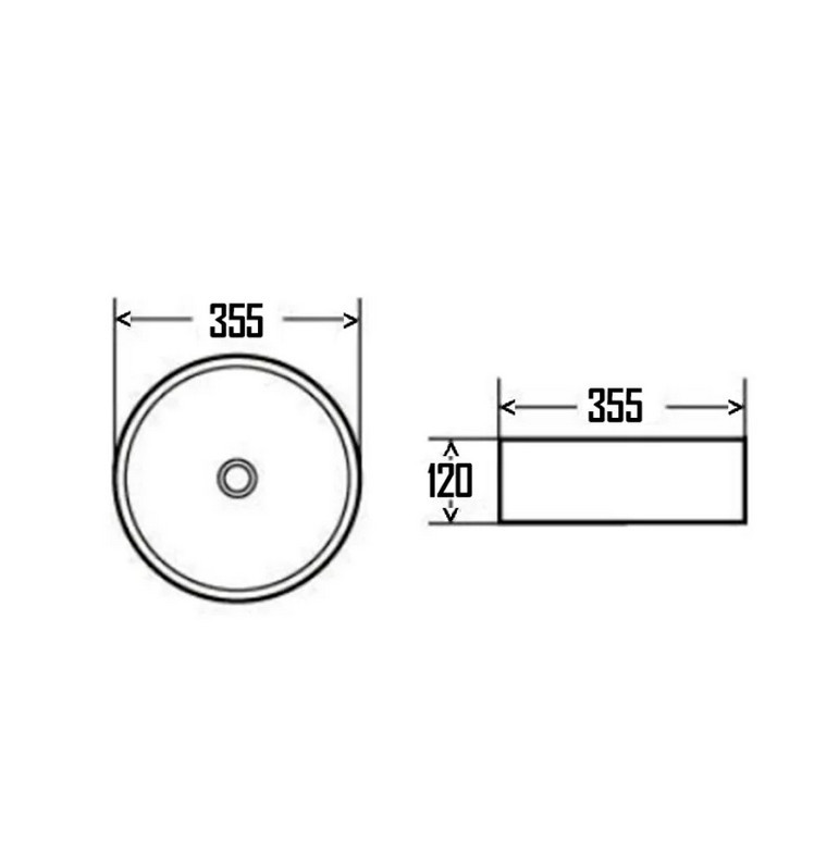 Раковина AQUAme 35 см AQM5012MP розовый матовый