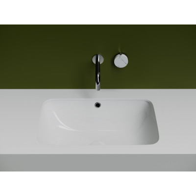 Раковина встраиваемая снизу под столешницу Ceramica Nova Element 540x360x190, с отверстием слива - перелива