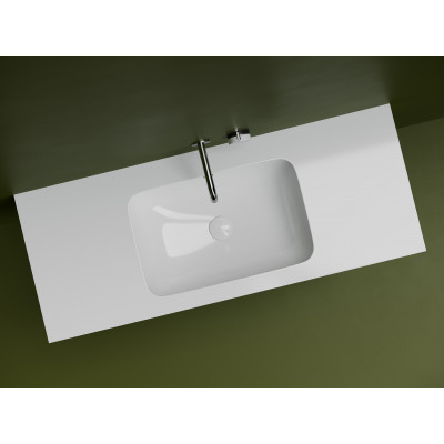 Раковина встраиваемая снизу под столешницу Ceramica Nova Element 540x360x190, с отверстием слива - перелива