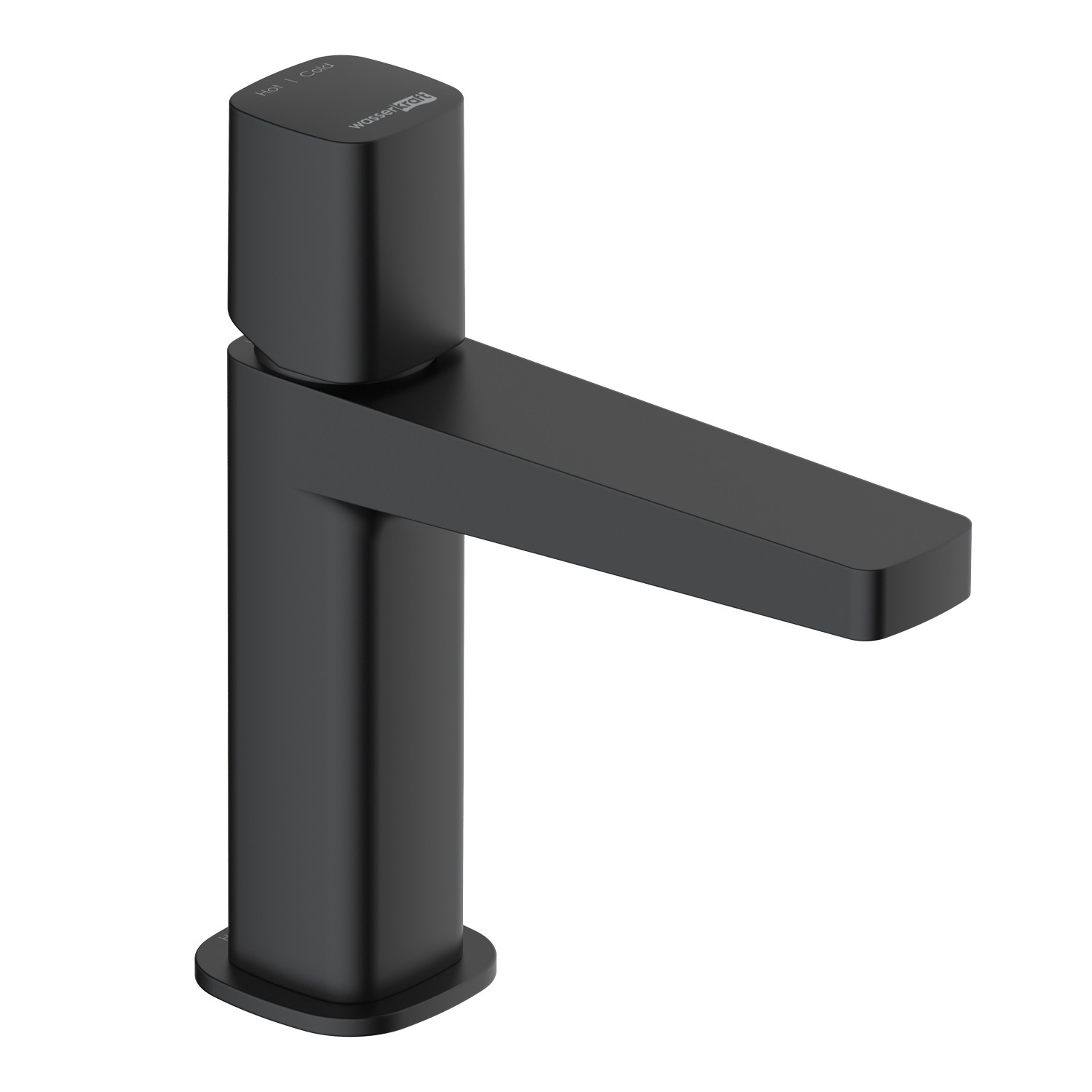 Смеситель для раковины WasserKRAFT Nuthe 9103 черный матовый