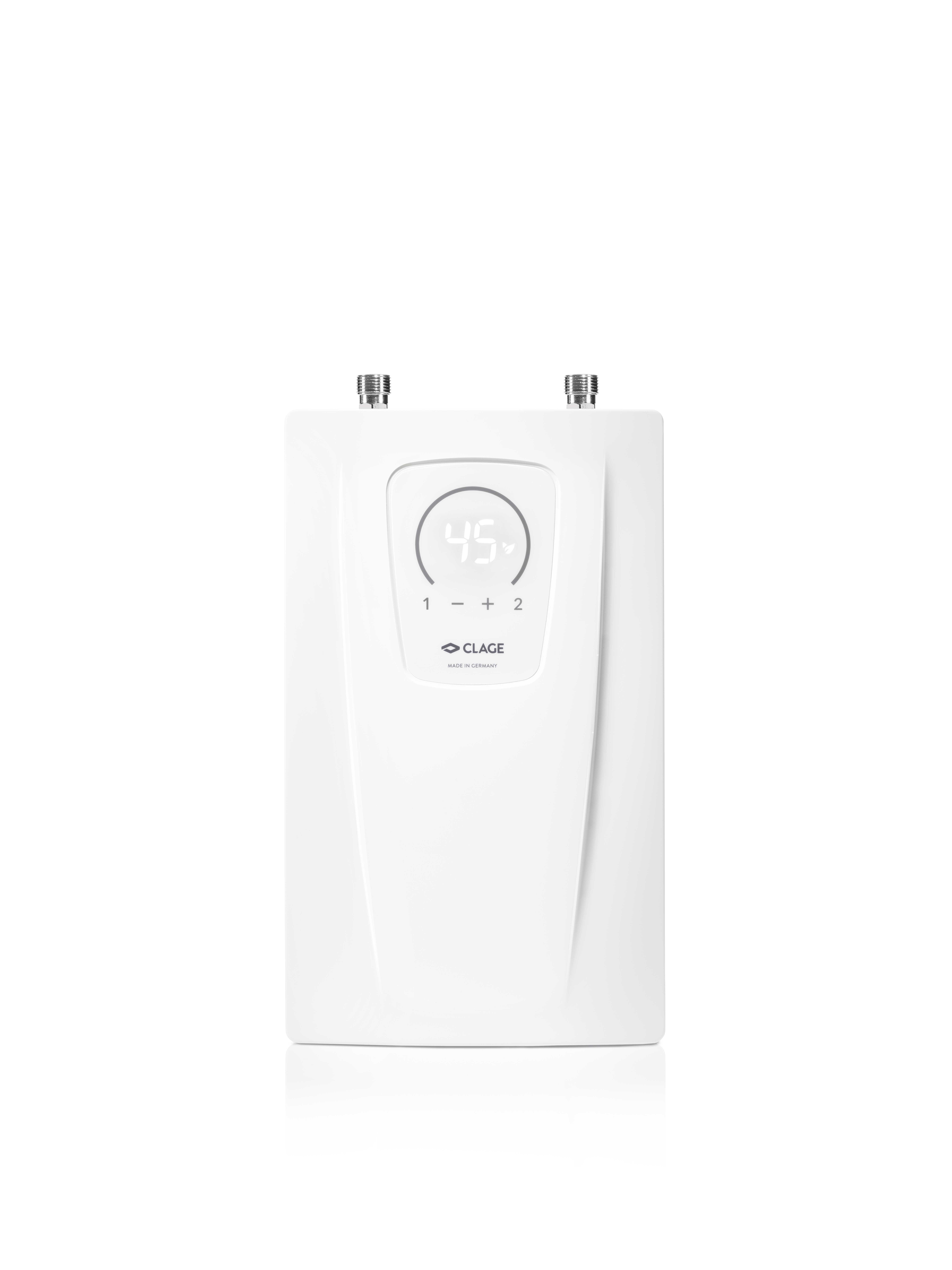 Проточный водонагреватель Clage CEX 11/13 U E-compact 10,1/12,2кВт, 380В, 3ф, с верхним подключением
