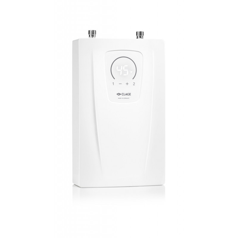 Проточный водонагреватель Clage CEX 11/13 U E-compact 10,1/12,2кВт, 380В, 3ф, с верхним подключением