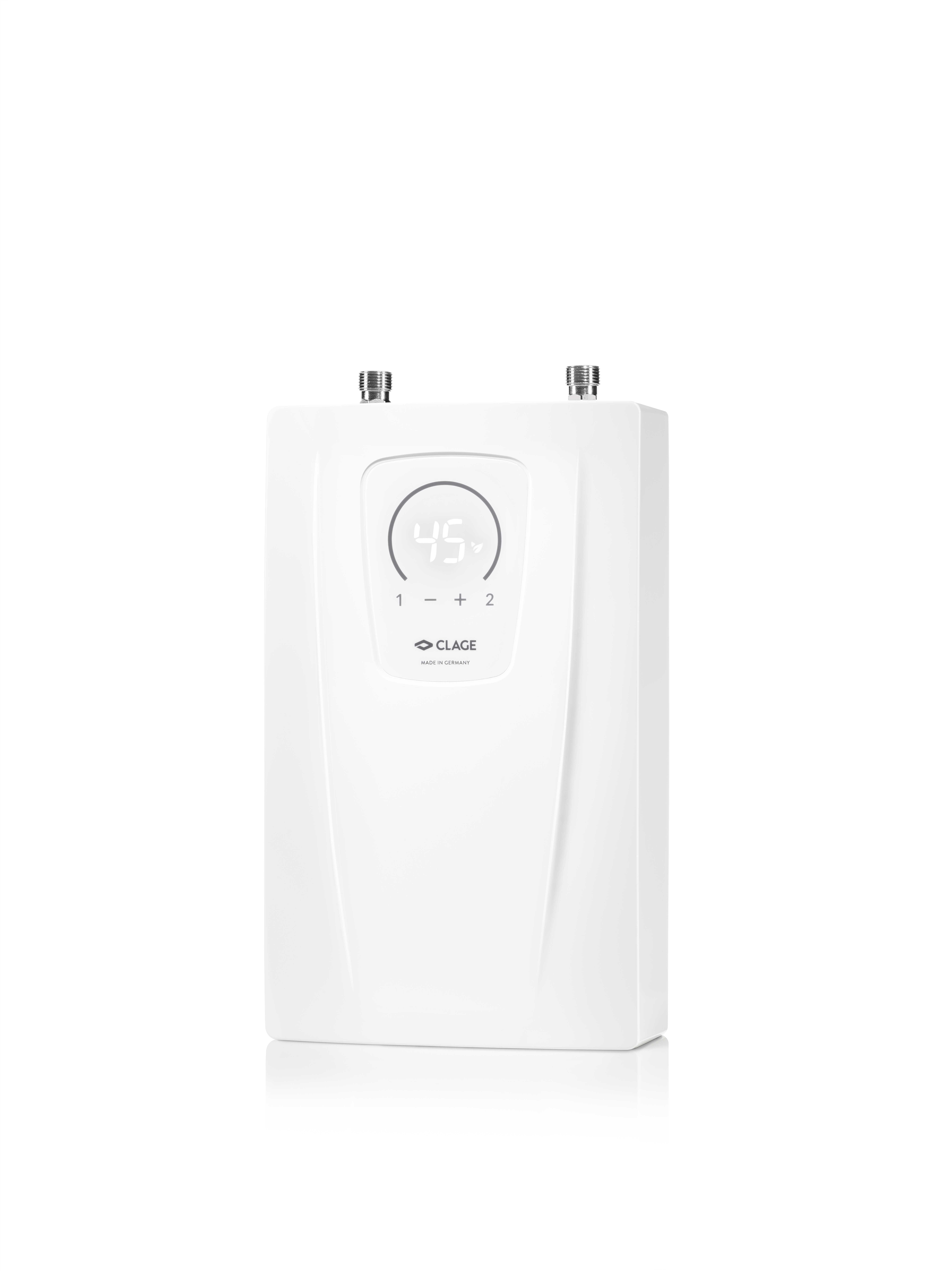 Проточный водонагреватель Clage CEX 9 U E-compact 6/8кВт, 220В, 1ф, с верхним подключением