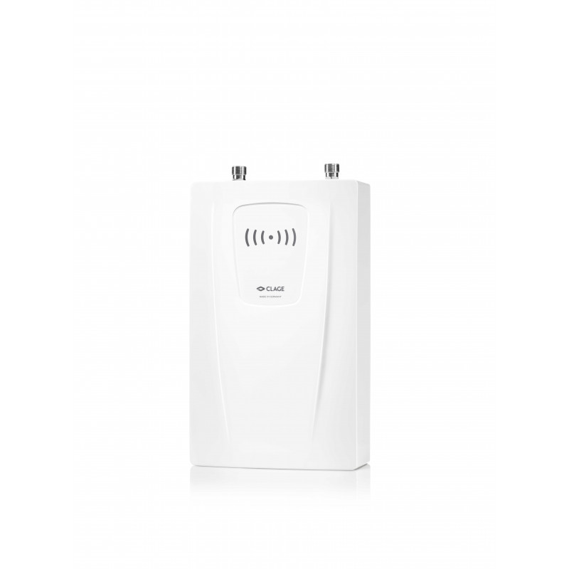 Проточный водонагреватель Clage CFX U E-compact 10,1/12,2кВт, 380В, 3ф, с верхним подключением, с пультом FXS Next