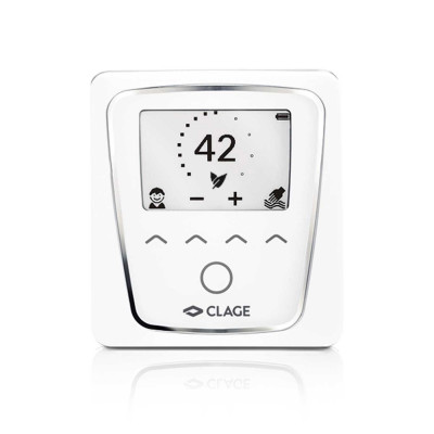 Проточный водонагреватель Clage CFX U E-compact 10,1/12,2кВт, 380В, 3ф, с верхним подключением, с пультом FXS Next