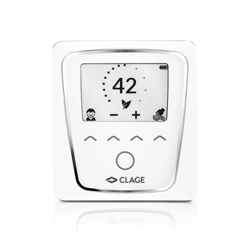 Проточный водонагреватель Clage CFX U E-compact 10,1/12,2кВт, 380В, 3ф, с верхним подключением, с пультом FXS Next