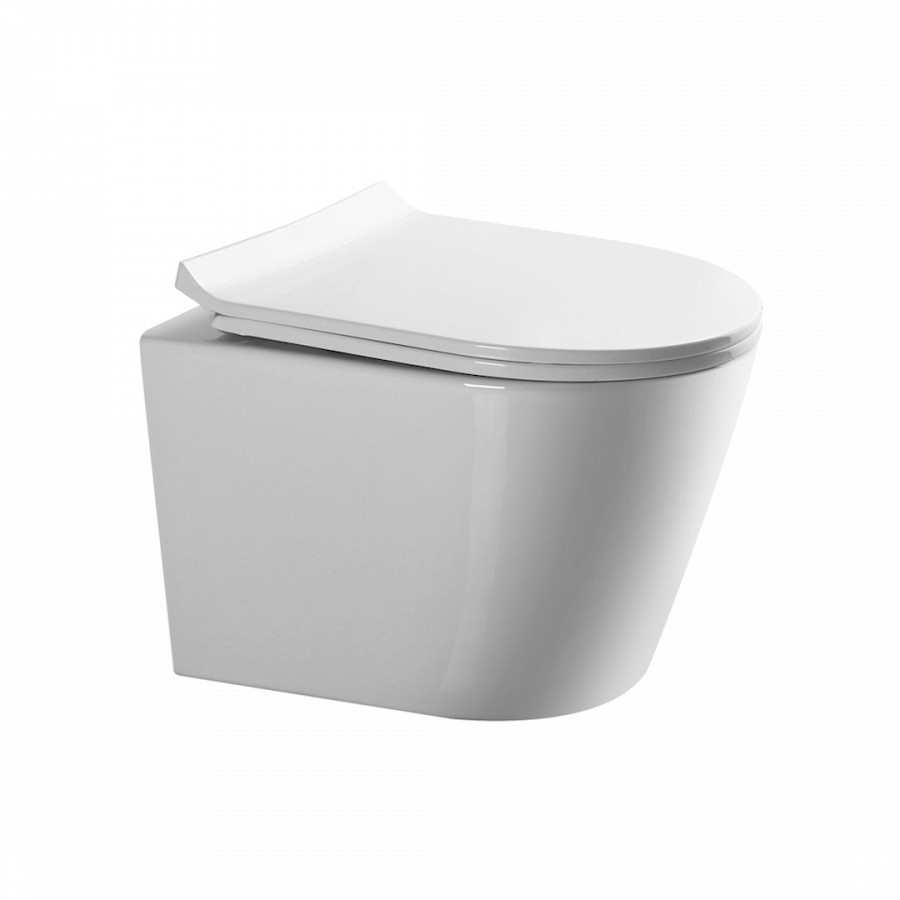 Комплект Унитаз подвесной Qwelle + Инсталляция Geberit Duofix Delta 458.163.21.1 с кнопкой смыва, хром