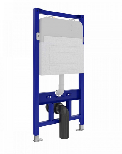 Инсталляция для подвесного унитаза Quwelle Pro 1150x525x110 с клавишей Quadra белая