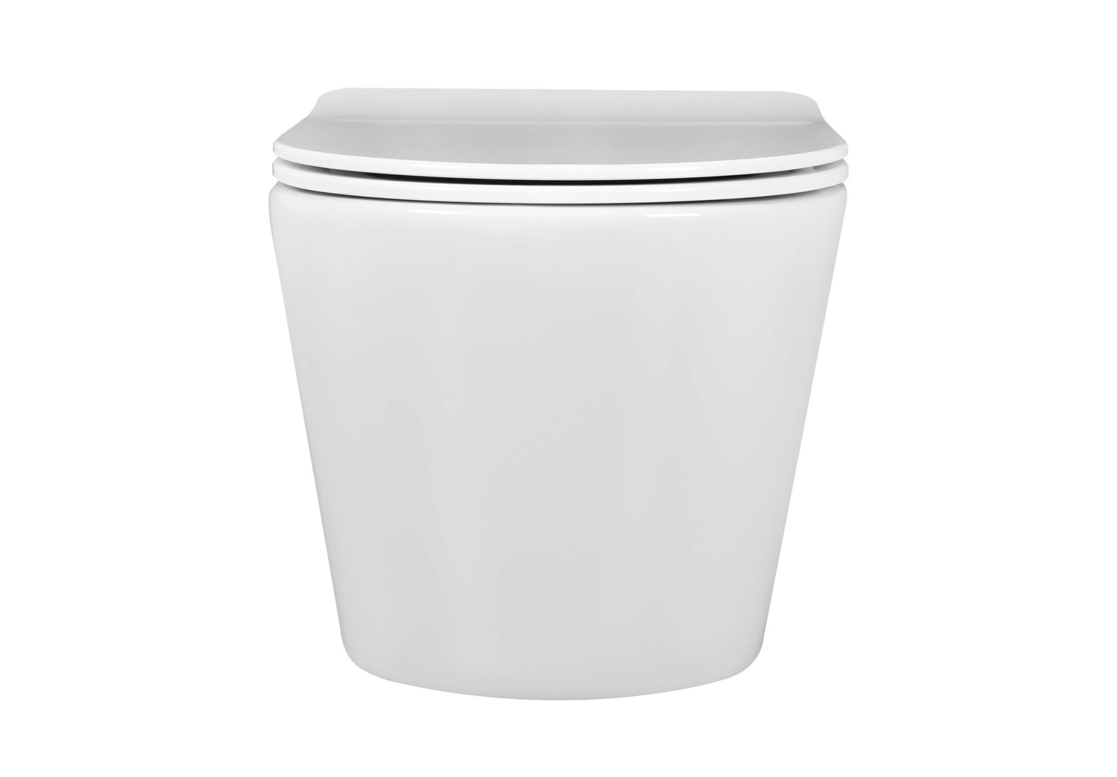 Унитаз подвесной безободковый Aquatek ВЕГА AQ1905-MW 525*360*320 с сиденьем Soft Close