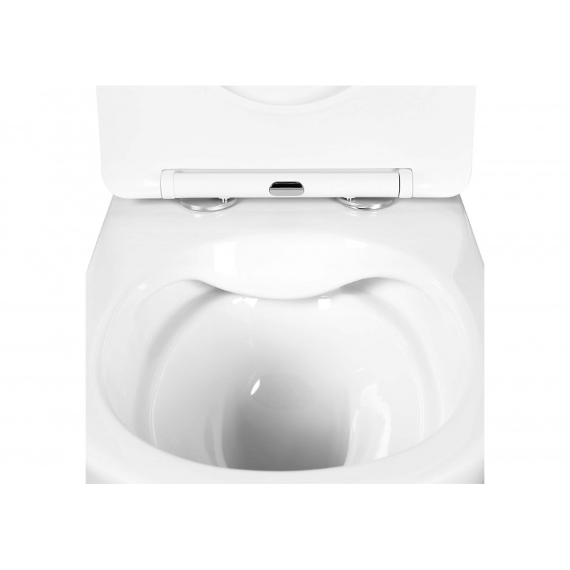 Унитаз подвесной безободковый Aquatek ВЕГА AQ1905-00 525*360*320 с сиденьем Soft Close