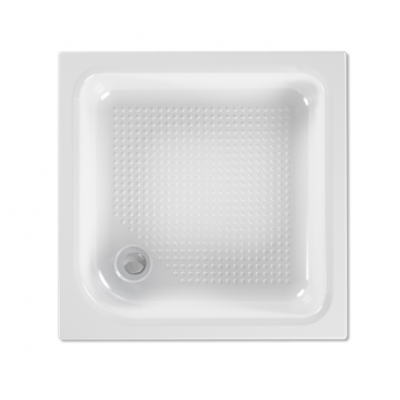 Акриловый душевой поддон 90x90x30 Quwelle Квадрат 30, с каркасом, экраном и сифоном