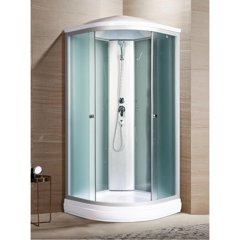 Душевая кабина River NARA LIGHT 100/15 МТ, профиль матовый, стекло матовое