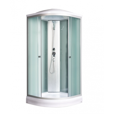 Душевая кабина River NARA LIGHT 100/15 МТ, профиль матовый, стекло матовое
