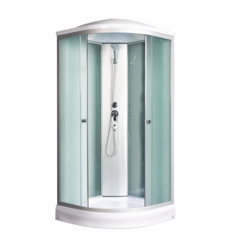 Душевая кабина River NARA LIGHT 100/15 МТ, профиль матовый, стекло матовое