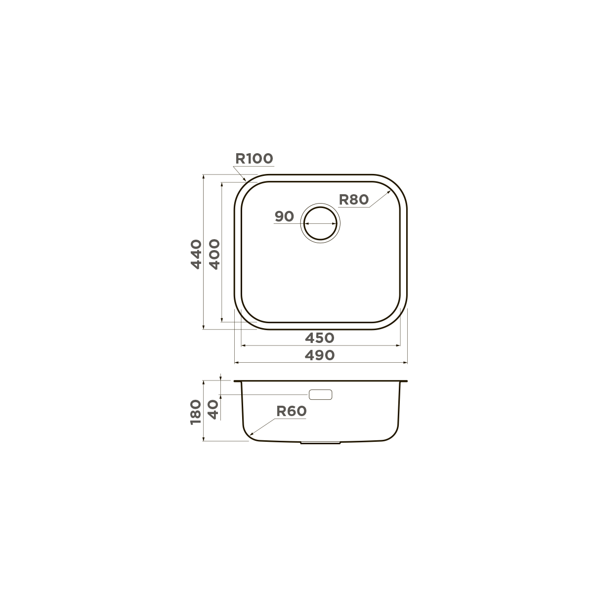 Мойка кухонная Omoikiri Omi 49-U/I lg светлое золото