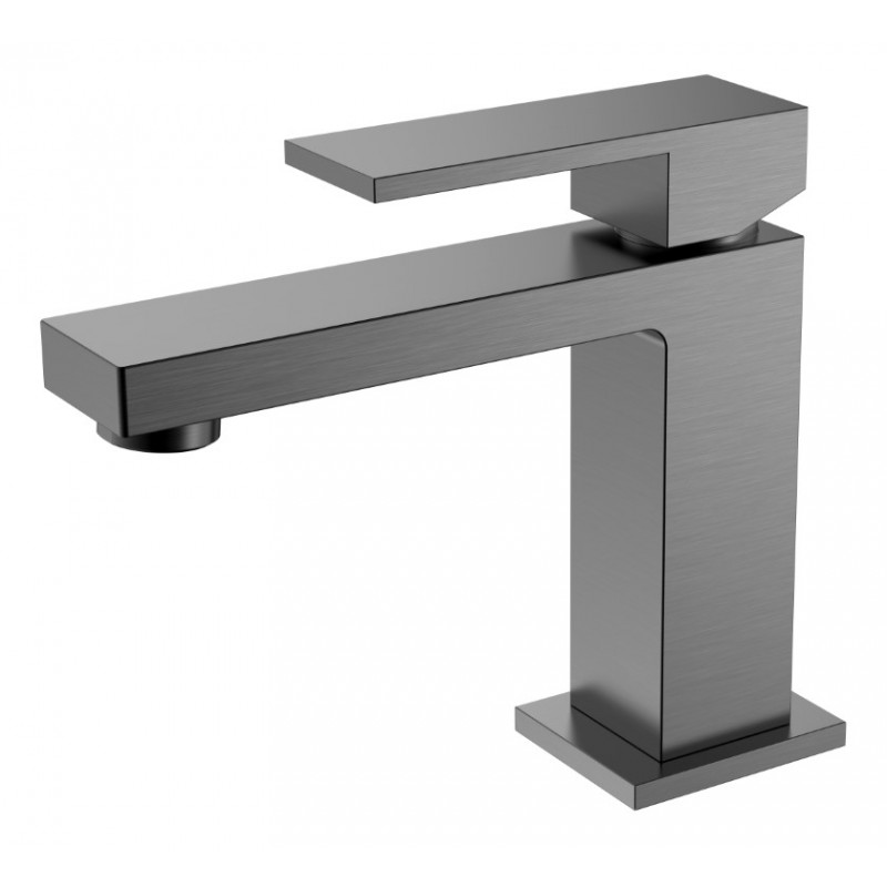 Смеситель для умывальника Boheme Uno Qubic Matt Black