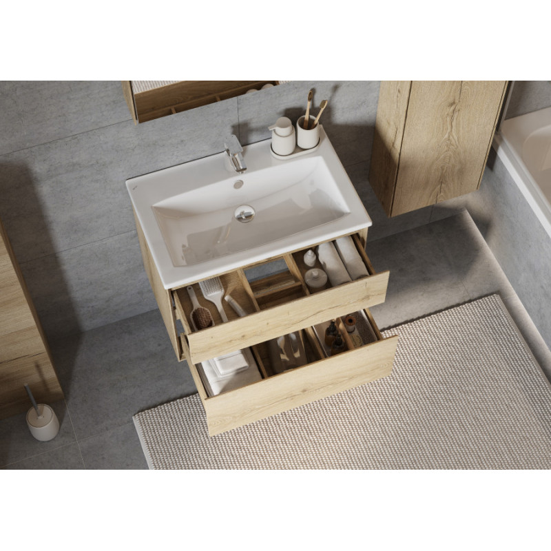 Раковина мебельная белая 75см Santek Элина 1WH501619
