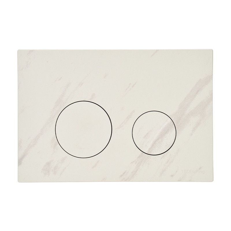 TECEspring Панель смыва для унитаза, из искусственного камня, плоская, цвет: песочно-бежевый