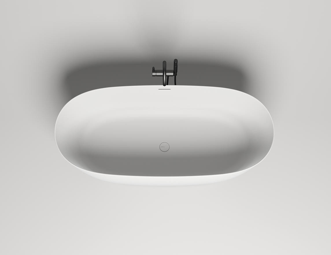 Отдельностоящая ванна Salini SOFIA 165x75 S-Sense (Sapirit), глянцевая, белая, 102511G