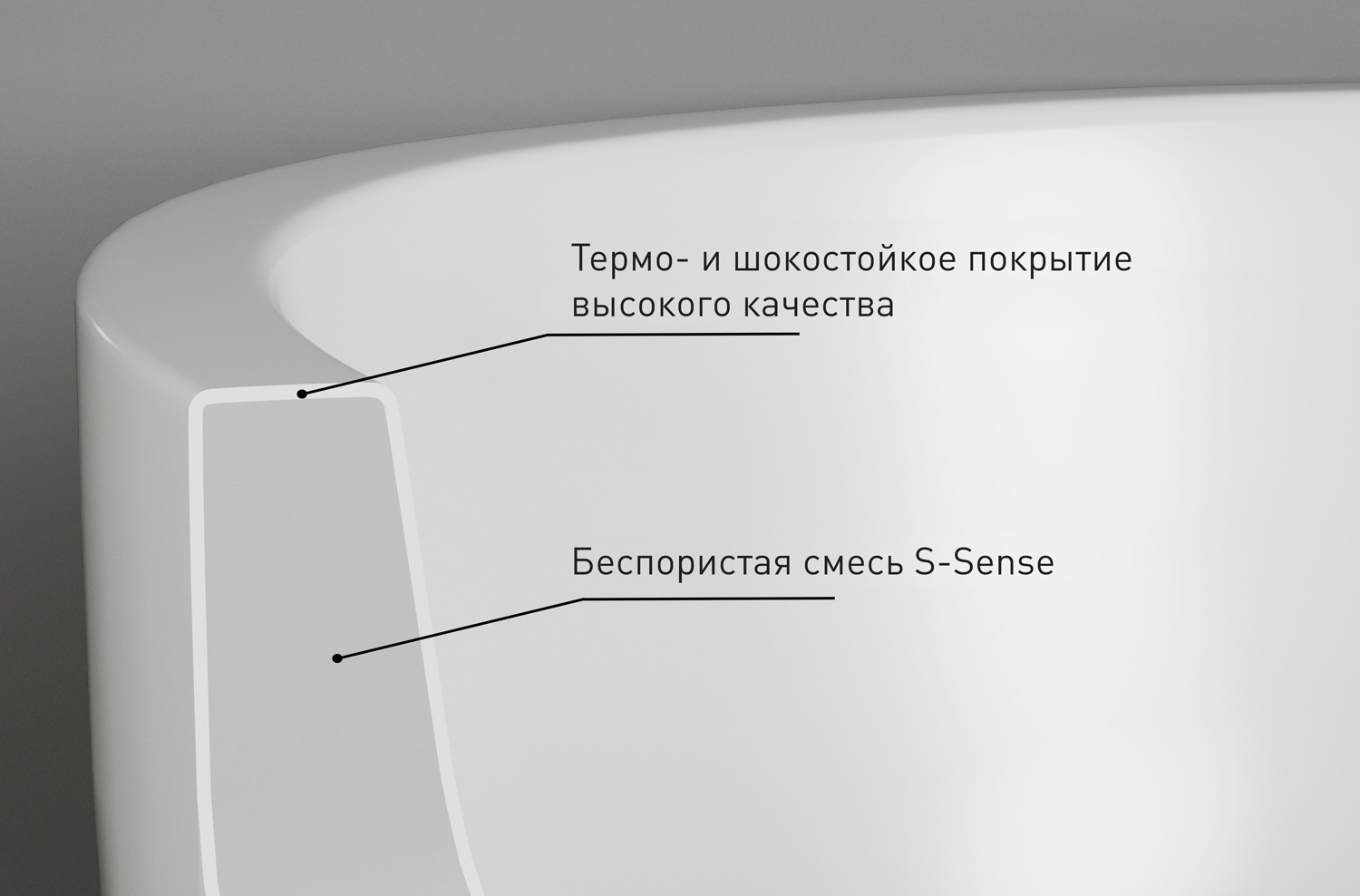 Отдельностоящая ванна Salini SOFIA 165x75 S-Sense (Sapirit), глянцевая, белая, 102511G