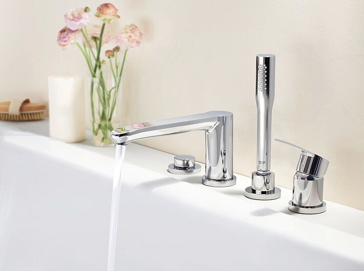 Смеситель для ванны GROHE Eurostyle Cosmopolitan на 4 отверстия, хром