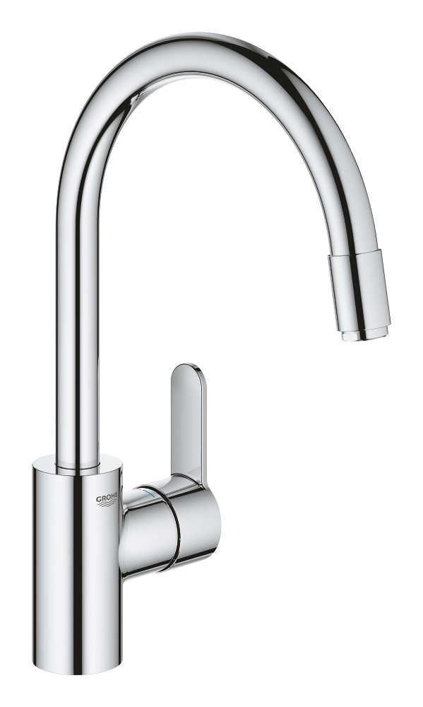 Смеситель для кухни с вытяжным изливом GROHE Eurostyle Cosmopolitan, хром