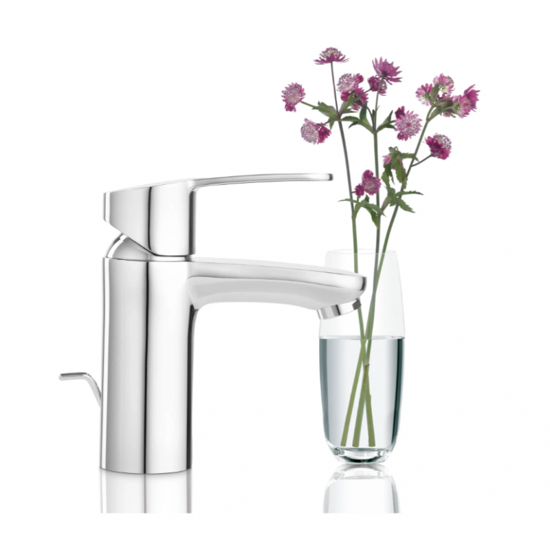 Смеситель для раковины GROHE Eurostyle Cosmopolitan S-size с донным клапаном, хром