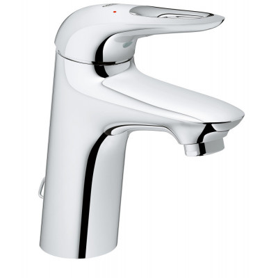Смеситель для раковины GROHE Eurostyle S-size с цепочкой, хром