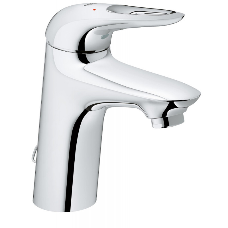 Смеситель для раковины GROHE Eurostyle S-size с цепочкой, хром