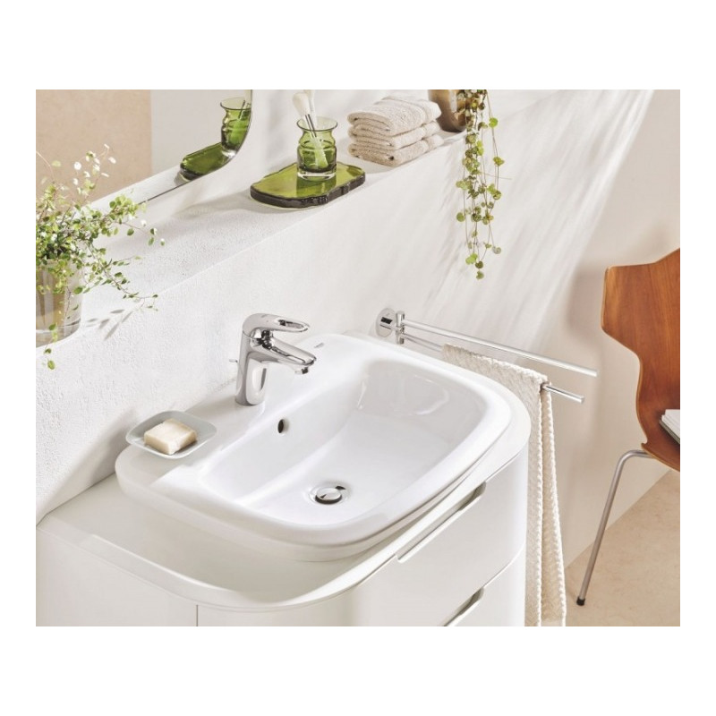 Смеситель для раковины GROHE Eurostyle S-size с цепочкой, хром
