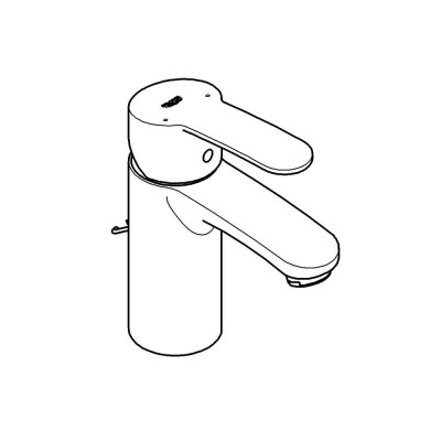 Смеситель для раковины GROHE Eurostyle Cosmopolitan S-size с цепочкой, хром