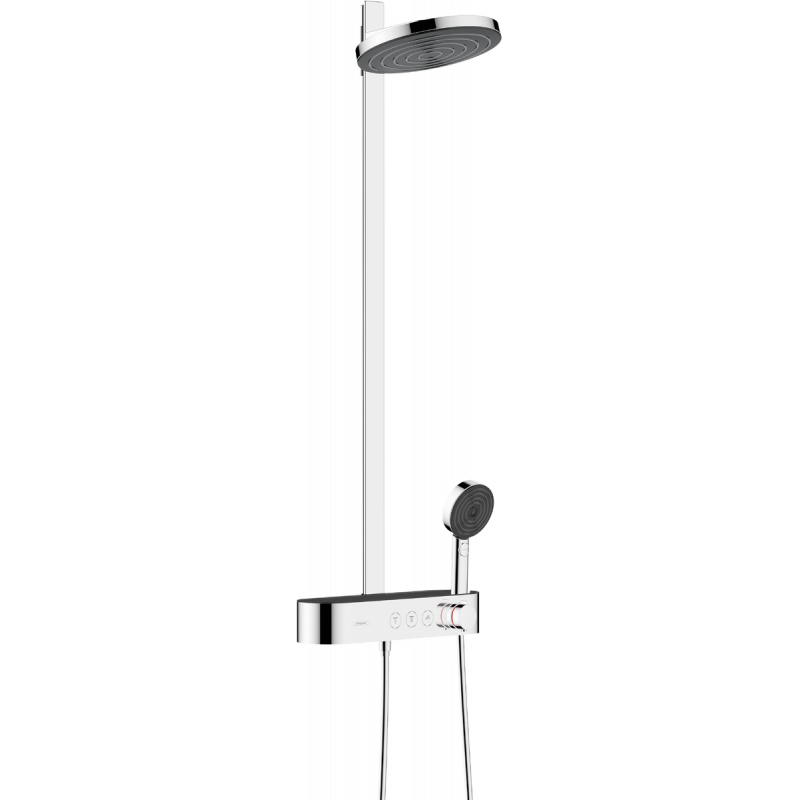 Душевая система Hansgrohe Showerpipe 260 2jet с ShowerTablet Select 400, хром