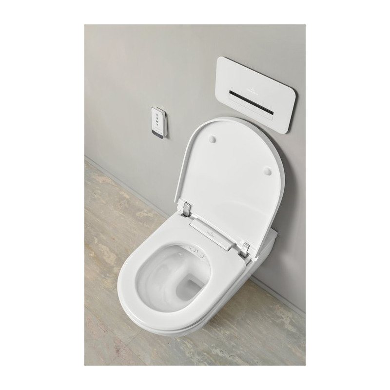 Унитаз-биде Villeroy & Boch ViClean-I200, Альпийский белый CeramicPlus