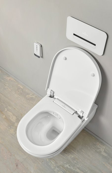 Унитаз-биде Villeroy & Boch ViClean-I200, Альпийский белый CeramicPlus