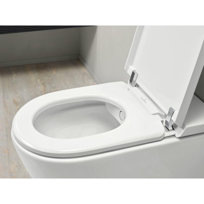 Унитаз-биде Villeroy & Boch ViClean-I200, Альпийский белый CeramicPlus