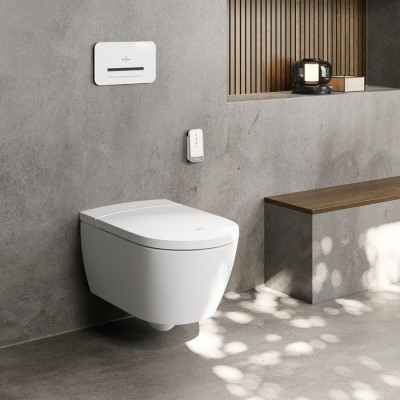 Унитаз-биде Villeroy & Boch ViClean-I200, Альпийский белый CeramicPlus