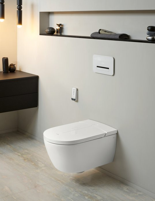 Унитаз-биде Villeroy & Boch ViClean-I200, Альпийский белый CeramicPlus