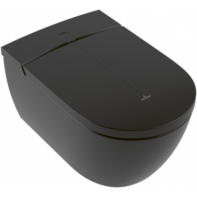 Унитаз-биде Villeroy & Boch ViClean-I200, Pure Black CeramicPlus