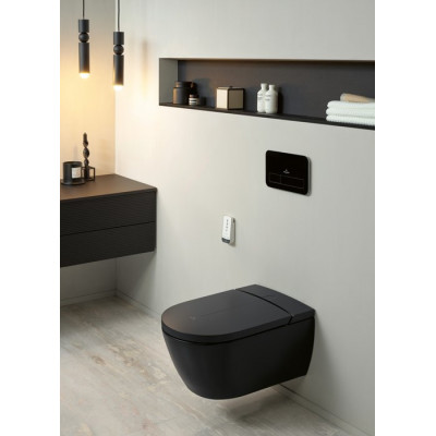 Унитаз-биде Villeroy & Boch ViClean-I200, Pure Black CeramicPlus