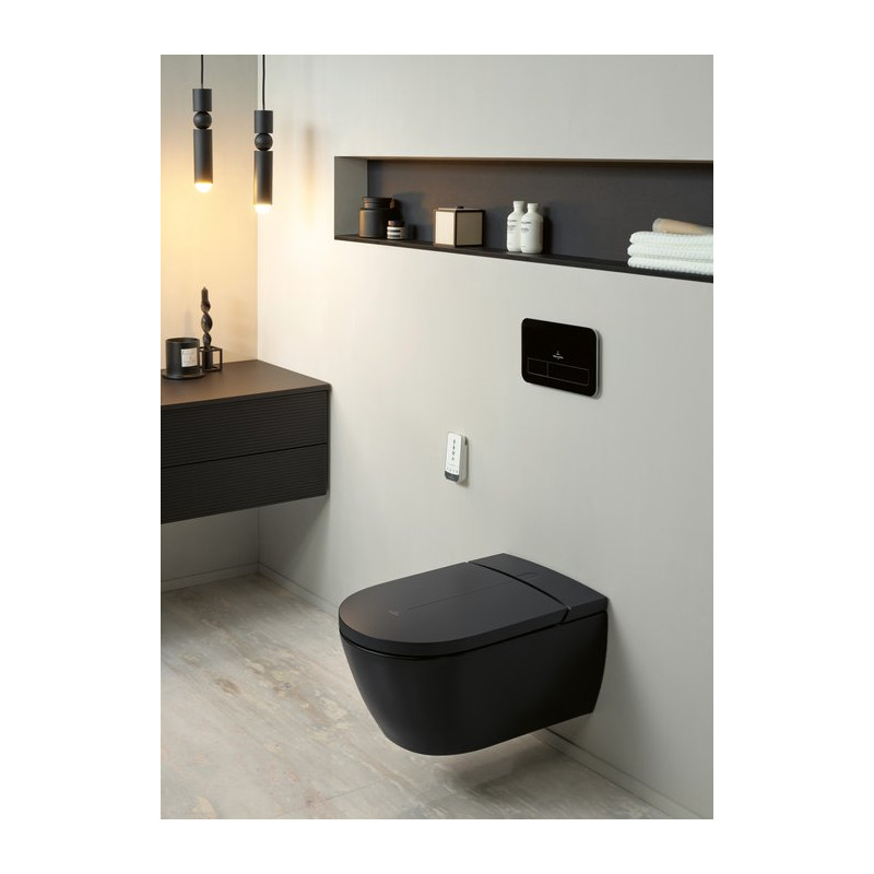 Унитаз-биде Villeroy & Boch ViClean-I200, Pure Black CeramicPlus