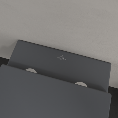Подвесной унитаз Villeroy&Boch Subway 2.0 глубокий смым, без ободка, с функцией DirectFlush, Graphite CeramicPlus