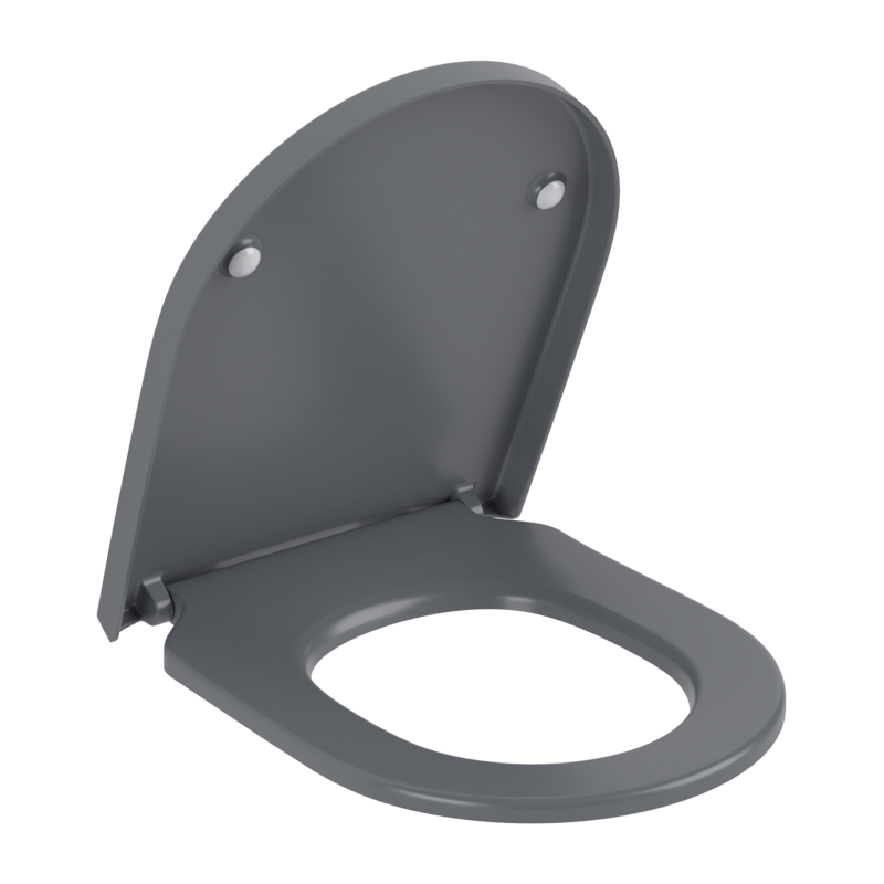Подвесной унитаз Villeroy&Boch Subway 2.0 глубокий смым, без ободка, с функцией DirectFlush, Graphite CeramicPlus
